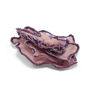 Silk pink flower brooch