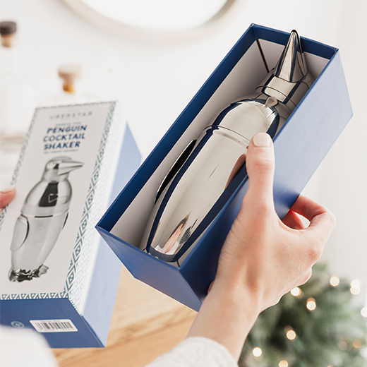 Penguin cocktail shaker