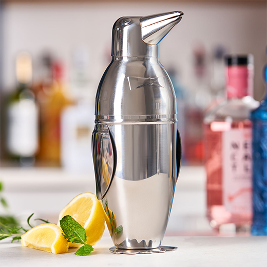 Penguin cocktail shaker