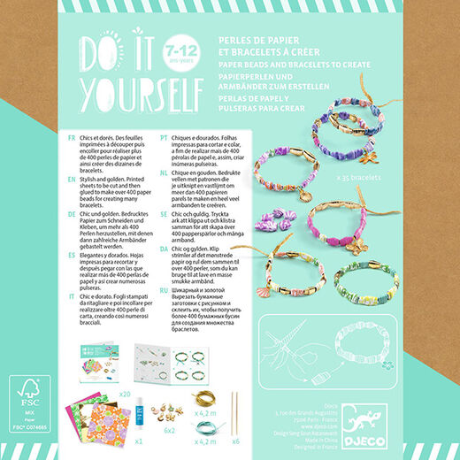 Paper beads DIY craft kit