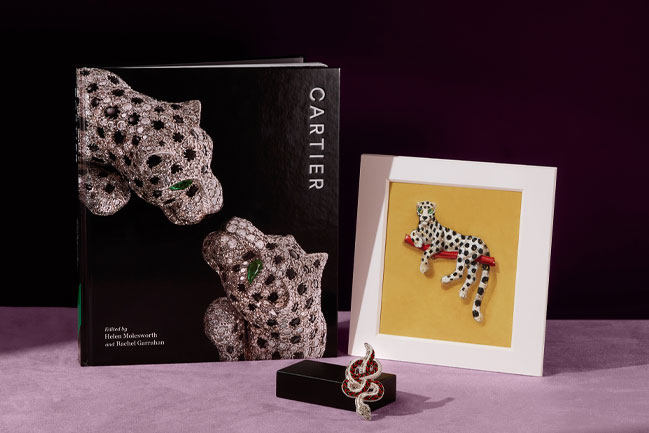 The Cartier exhibition product range